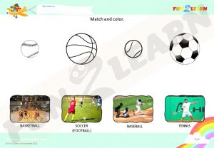 sports song worksheet