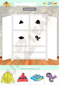 put on your shoes esl worksheet