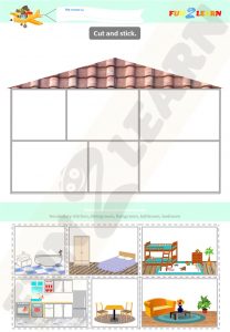 rooms of the house worksheet