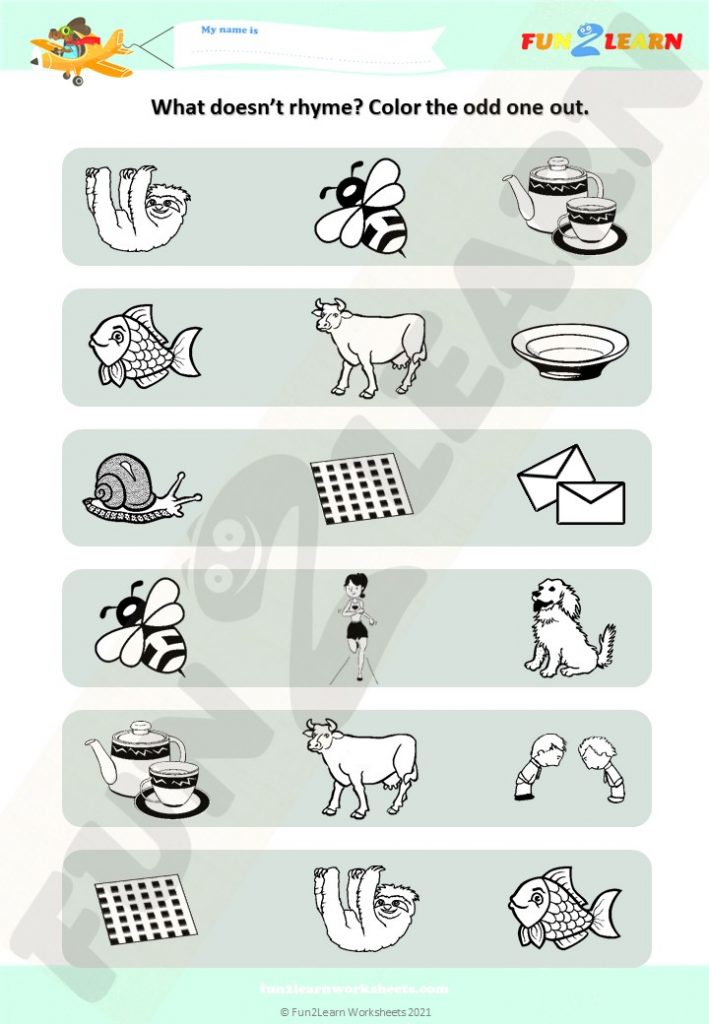 down by the bay 2 super simple worksheet