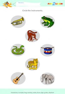 pocoyo's band free worksheet