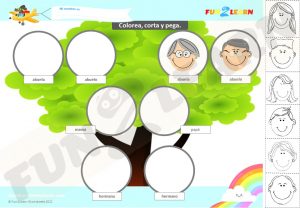 familia free worksheet steve and maggie Español