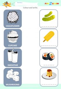 pickle pudding esl worksheet