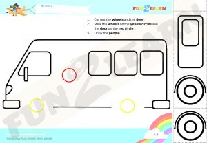 wheels on the bus worksheet free