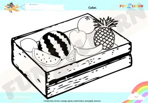 pocoyo elly's market fruit worksheet