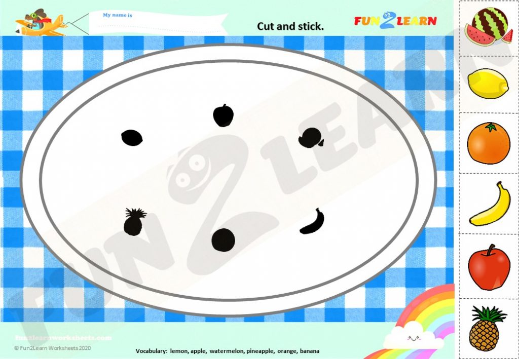 pocoyo elly's market worksheet