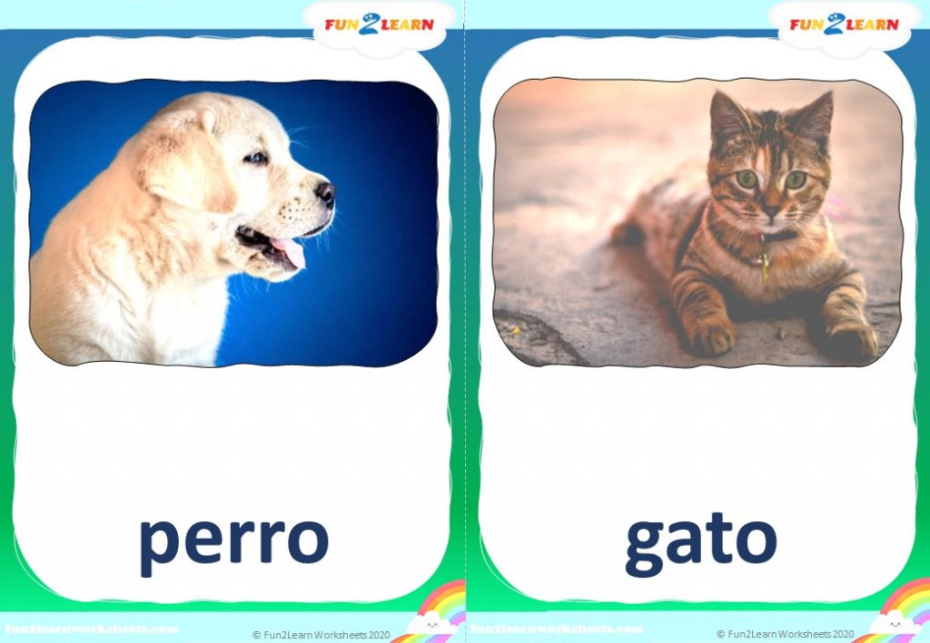tengo una mascota flashcards