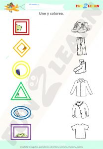 spanish clothes worksheet young learners