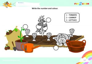 pocoyo vegetables worksheet