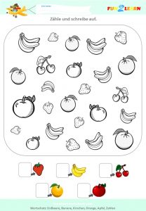 german fruit worksheet