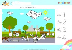 transportation worksheet pocoyo wheels