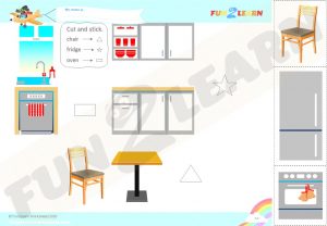 kitchen worksheet pocoyo
