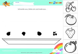 fruits worksheet german