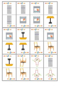 kitchen dominoes printable