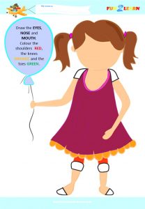 head shoulders knees and toes free worksheet