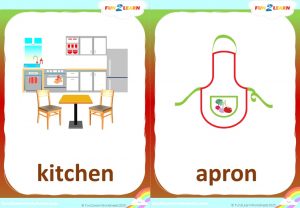 kitchen flashcards pocoyo