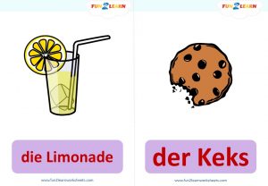 Auf Dem Tisch flashcards