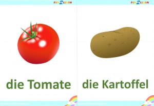 Gemüselied flashcards