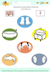 Hände waschen german worksheet