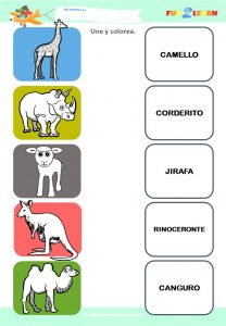 María Tenía Un Canguro worksheet