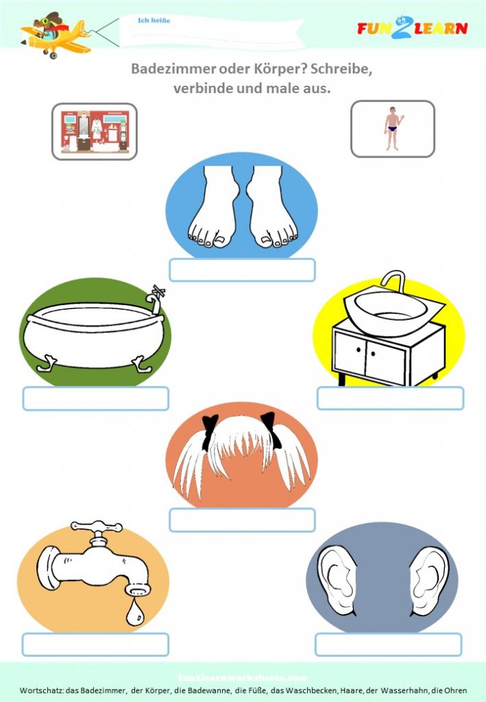 Hände waschen worksheet