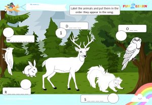 walking in the forest worksheet