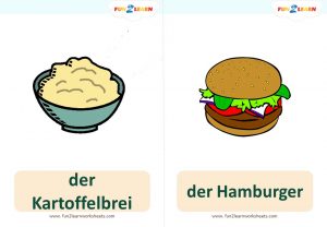 Essen für Kids Steve and Maggie flashcards