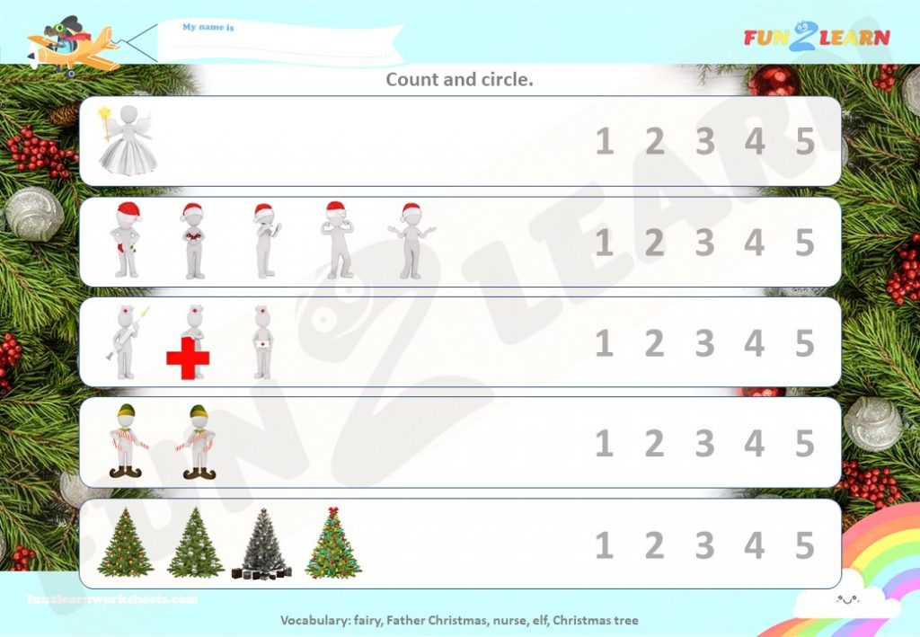 peppa christmas worksheet