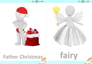 peppa Christmas flashcards