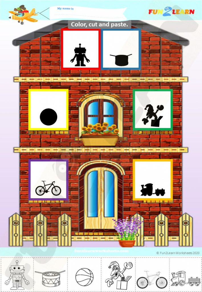 what's in the window toys worksheet