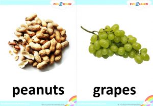 peanut butter and jelly flashcards