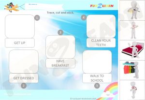Steve and Maggie brush your teeth worksheet