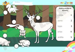 animals worksheet Steve and Maggie Español
