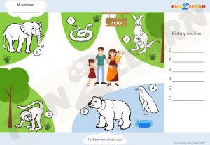 Vamos Al Zoologico Super Simple worksheet
