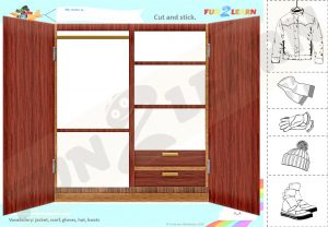 winter clothing song worksheet