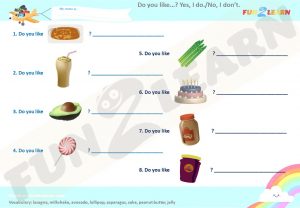 lasagna milkshakes worksheet