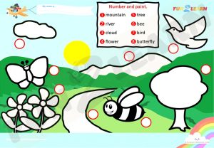 nature song worksheet