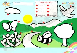 nature song pinkfong worksheet