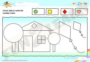 the shape song 1 super simple worksheet