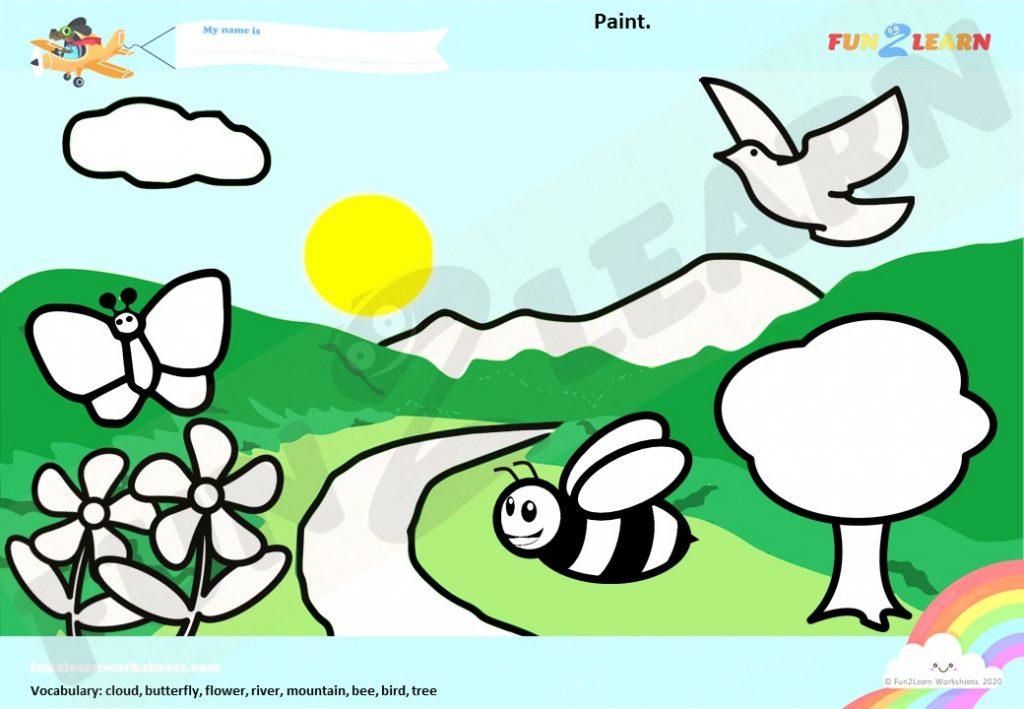 nature pinkfong worksheet
