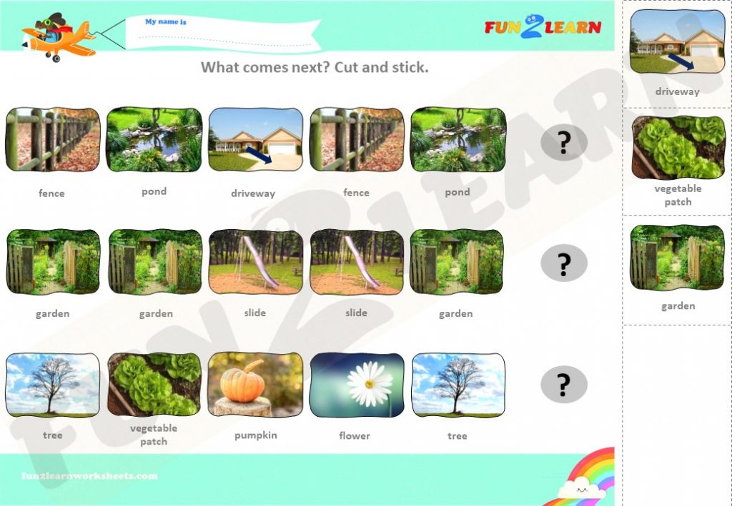 steve maggie garden worksheet