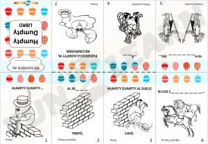 humpty dumpty super simple Español worksheet