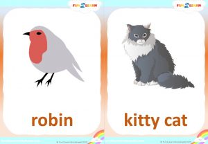 little robin redbreast flashcards