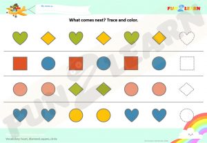the shapes song worksheet