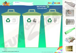 pocoyo recycles worksheet