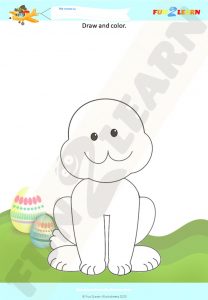 bunny hokey pokey worksheet