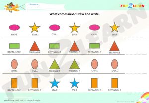 the shape song 2 worksheet