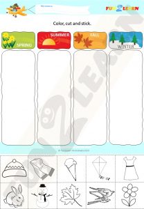 Seasons Song Free Worksheet