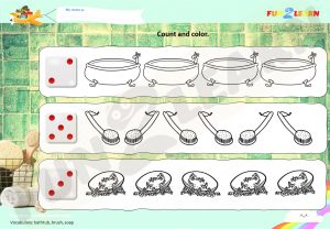 free worksheet pocoyo bathing loula