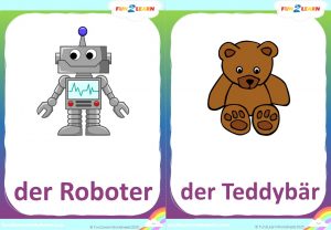 Spielsachen Karate Steve and Maggie Deutsch free flashcards